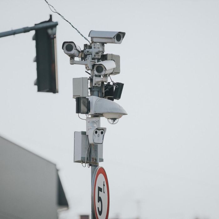 câmeras de vigilância urbana
